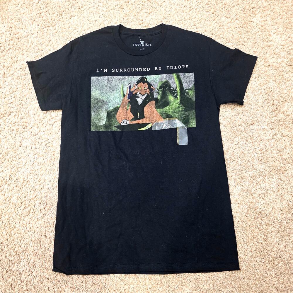 NWOT Disney Lion King graphic with quote black tshirt sz S